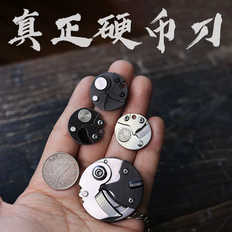High-Tech Self-Defense Coin Ring