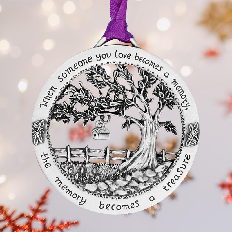 "When someone you love becomes a memory" - Solemn Christmas remembrance
