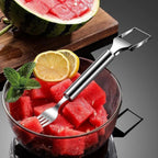 2-in-1 Stainless Steel Watermelon Cutter – Cut & Serve with just one tool