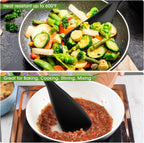 2-in-1 Silicone Cooking and Serving Spoon