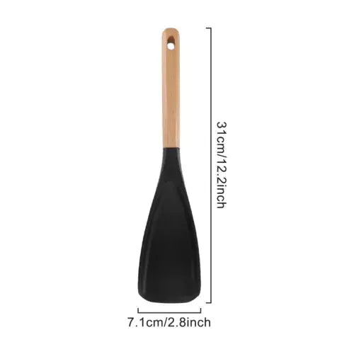 2-in-1 Silicone Cooking and Serving Spoon