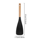2-in-1 Silicone Cooking and Serving Spoon