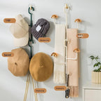 360° Redating Hanging Storage – Elegant Organizer for Clothing, Hats & Accessories