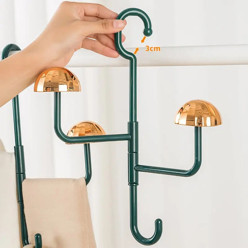360° Redating Hanging Storage – Elegant Organizer for Clothing, Hats & Accessories