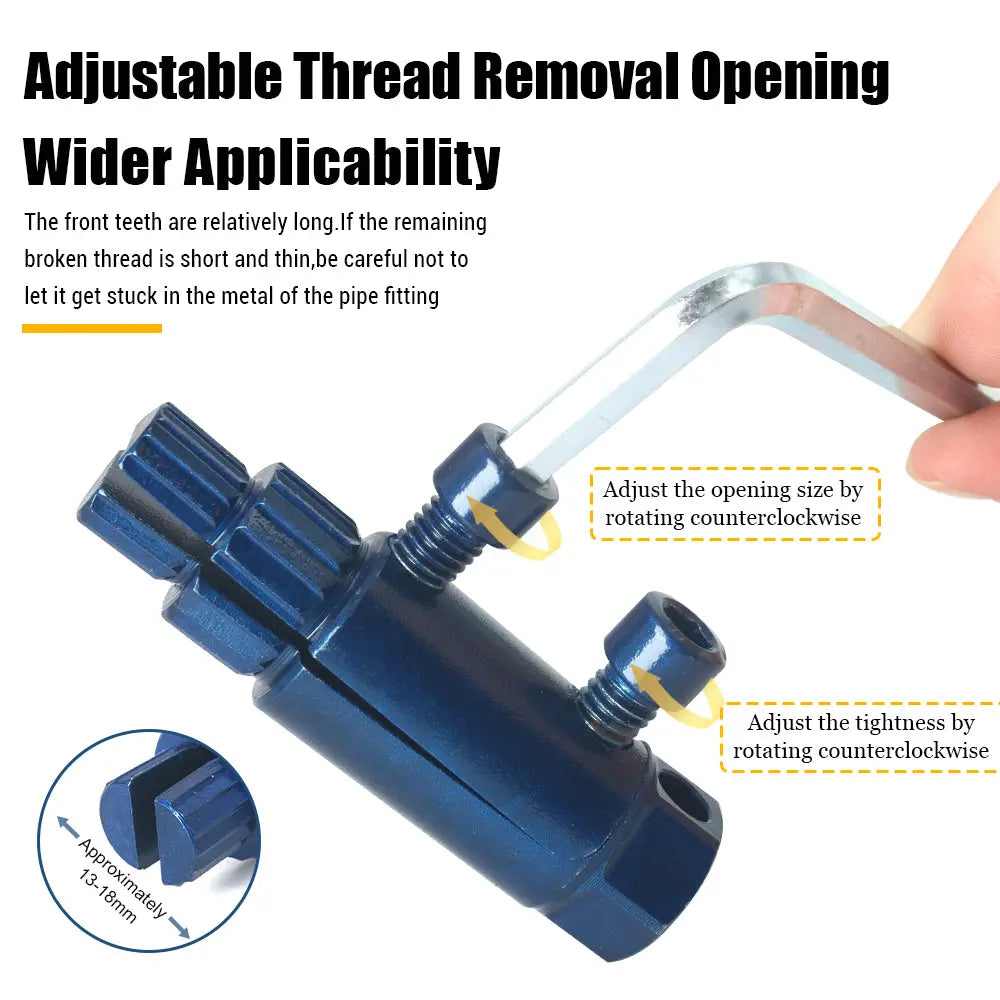Broken Pipe Thread Extractor – Remove damaged threads effortlessly