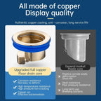 Anti-Odor Drainage Core made of Brass – Reliably Stops Drain & Pipe Odors