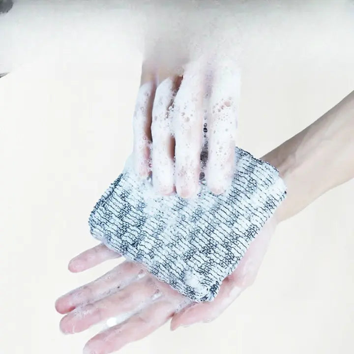 Antibacterial Carbon Fiber Bath Towel with Gentle Peeling Effect
