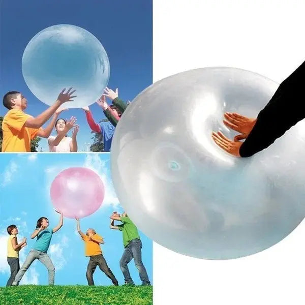 Inflatable elastic Bubble Ball – Fillable with water & jumps like crazy