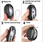 Automatic Cable Reel – Retractable Organizer for USB & Headphone Cables