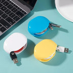 Automatic Cable Reel – Retractable Organizer for USB & Headphone Cables