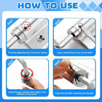 Automatic door hinge with self-reset – Safe & Quiet