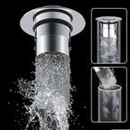 Stainless Steel Pop-Up Drain Strainer for Effortless Clog Prevention