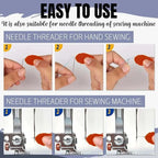 Simple Needle Threader – No Frustration & No Eye Strain