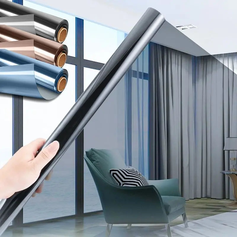 Disposable mirror film for windows – Thermal insulation & UV pRedection