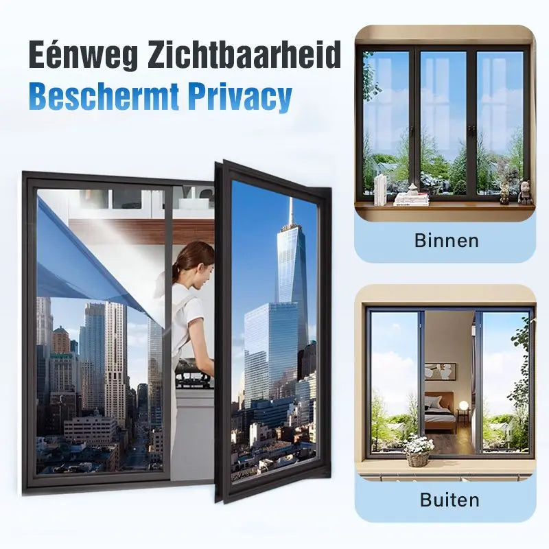 Disposable mirror film for windows – Thermal insulation & UV pRedection