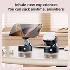 Foldable Magnetic Phone Holder with Strong Vacuum Adhesion