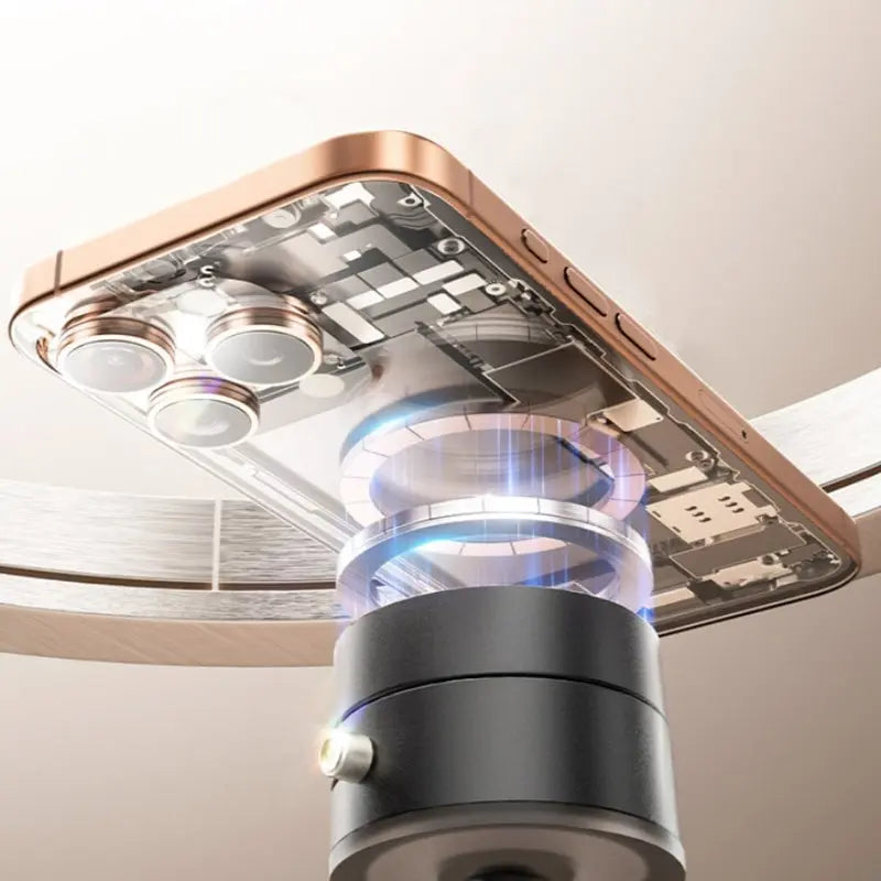 Foldable Magnetic Phone Holder with Strong Vacuum Adhesion