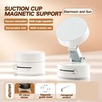 Foldable Magnetic Phone Holder with Strong Vacuum Adhesion