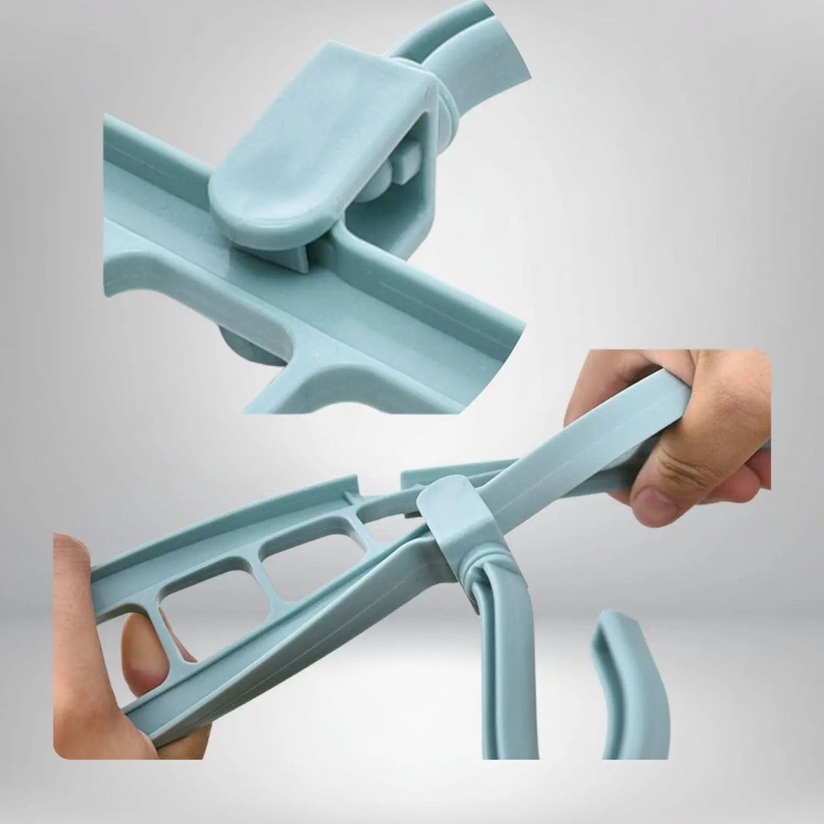 Foldable Multi-Hanger with 9 Hanging Options and 15 kg Capacity, 2-Pack