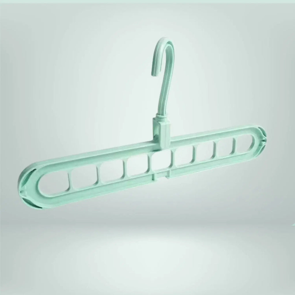 Foldable Multi-Hanger with 9 Hanging Options and 15 kg Capacity, 2-Pack
