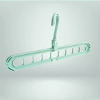 Foldable Multi-Hanger with 9 Hanging Options and 15 kg Capacity, 2-Pack