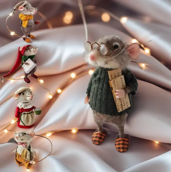 Handmade Felt Mouse – A Touch of Magic for Your Home