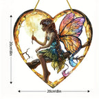 Heart-shaped Elf Light Catcher – Enchanting Home Decoration