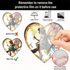 Heart-shaped Elf Light Catcher – Enchanting Home Decoration