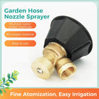 High-pressure garden hose nozzle – Effective dirt removal!