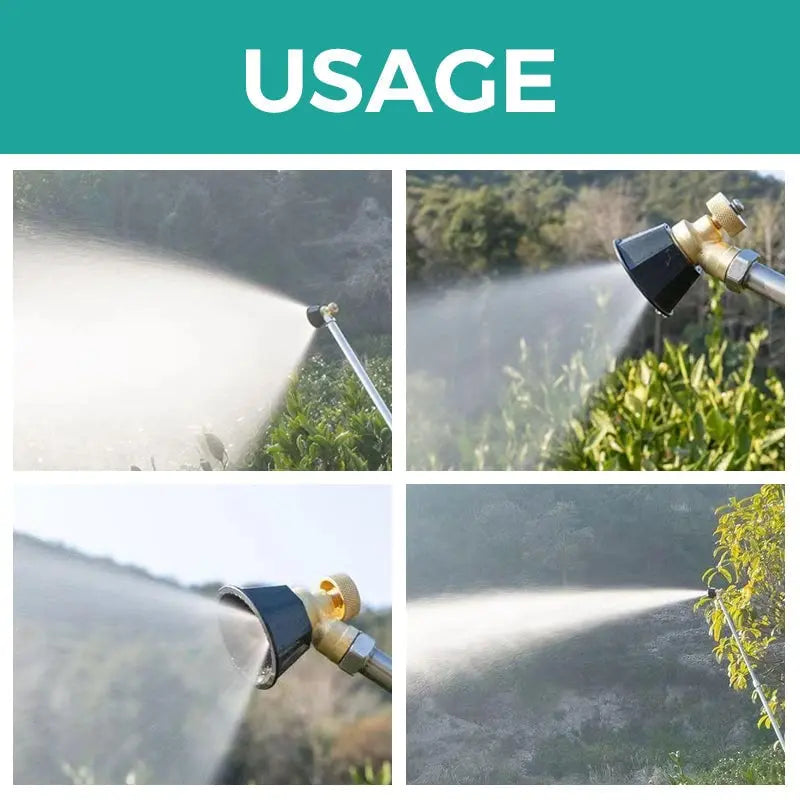 High-pressure garden hose nozzle – Effective dirt removal!