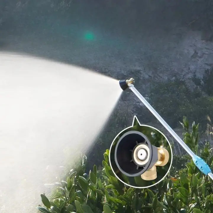 High-pressure garden hose nozzle – Effective dirt removal!