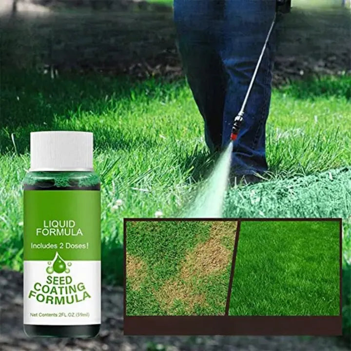 Ready-to-Use Hydroseed Lawn Repair Formula with Up to 40 m² Coverage