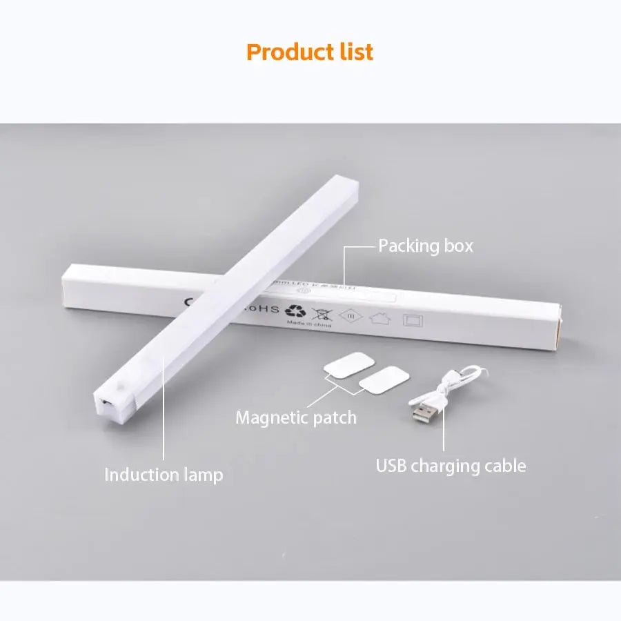 Wireless LED light with motion sensor & magnetic mount