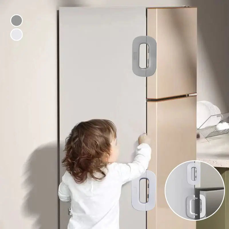 Child safety locks for cabinets – Tool-free installation