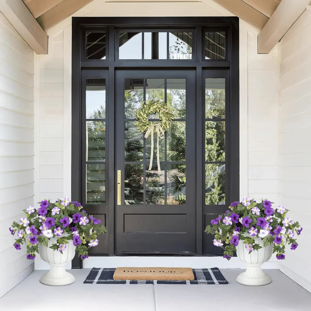 Artificial Spring Petunias made of Silk – Perfect for Calm Home Accents
