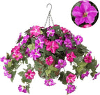 Artificial Spring Petunias made of Silk – Perfect for Calm Home Accents