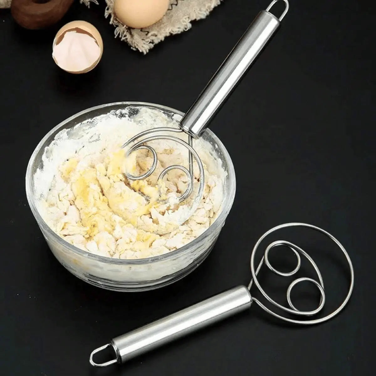 Food-safe stainless steel dough mixer – Simple & Efficient