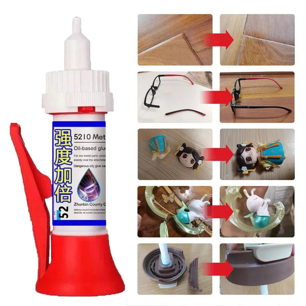 High-performance repair adhesive for various materials