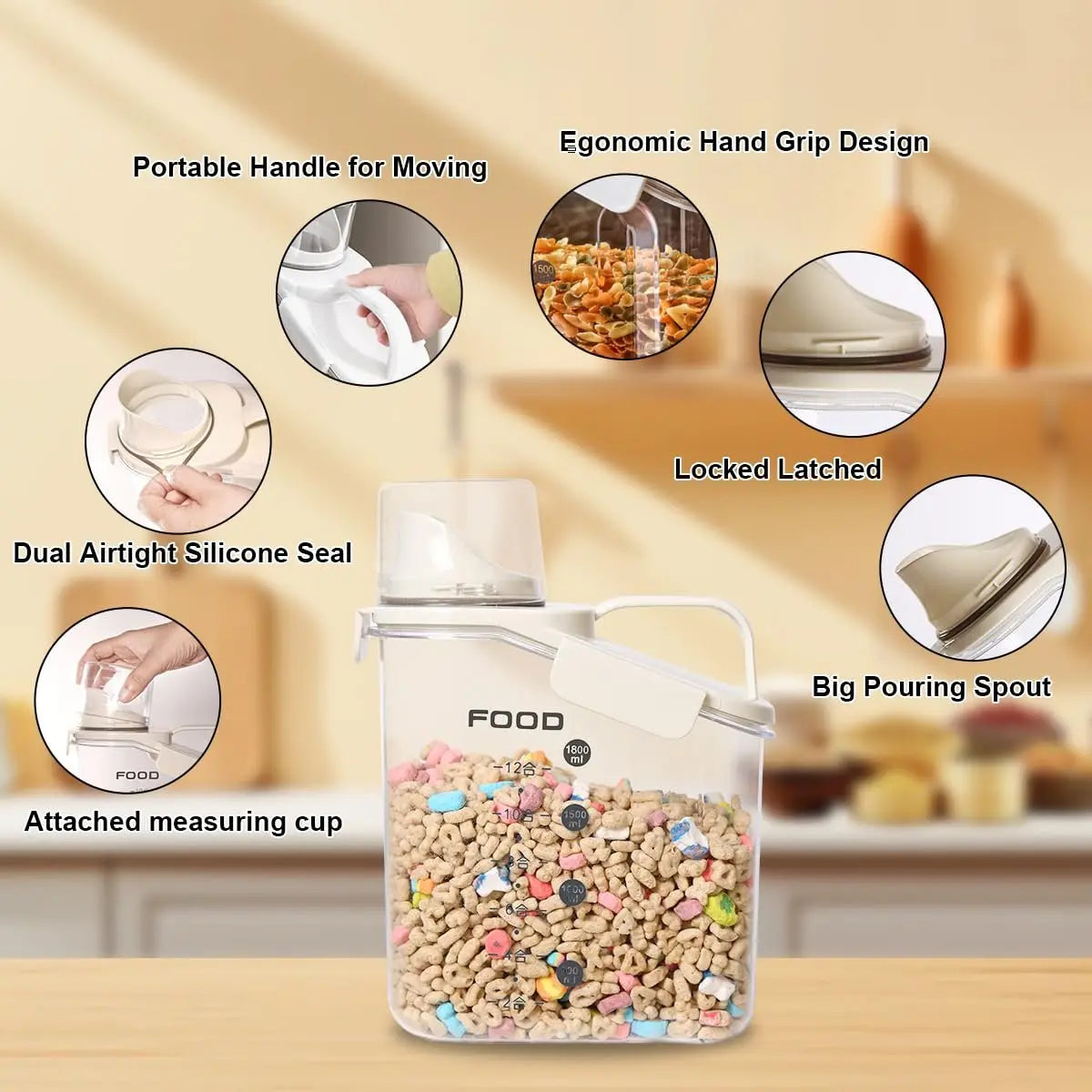 Airtight storage containers – Keep your food fresh & safe