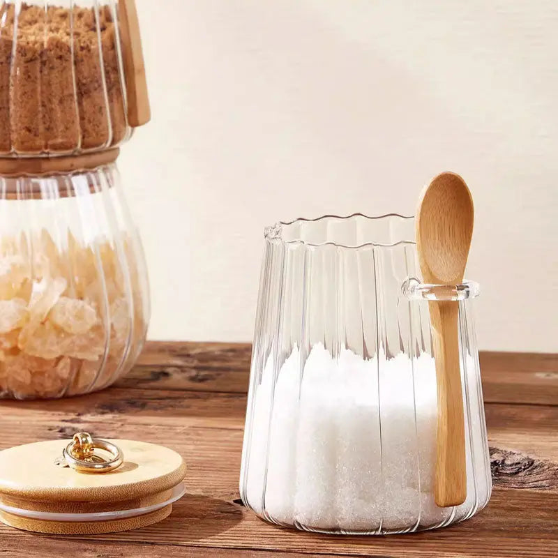 Airtight Tea & Sugar Jar – Keeps the contents fresh & dry