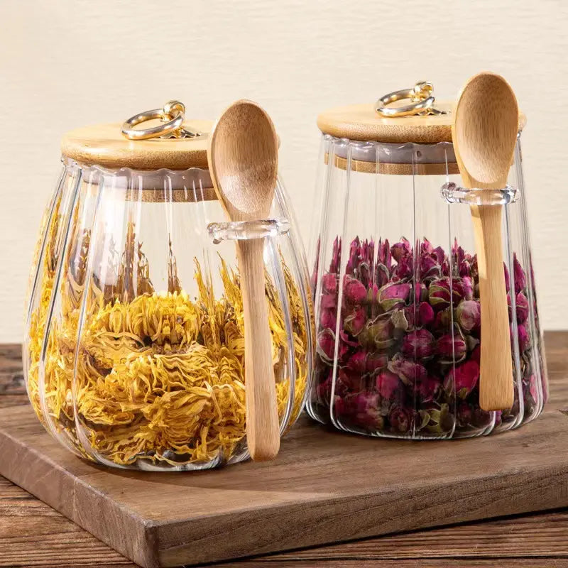 Airtight Tea & Sugar Jar – Keeps the contents fresh & dry