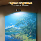Magnetic LED Picture Light – Cordless, Dimmable & Rechargeable