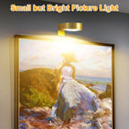 Magnetic LED Picture Light – Cordless, Dimmable & Rechargeable