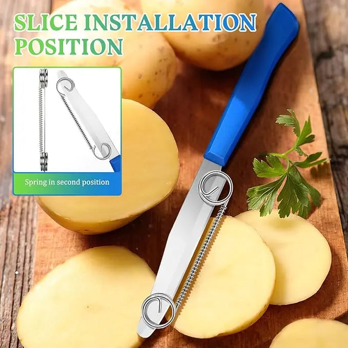 Multifunctional Vegetable Peeler with Adjustable Thickness