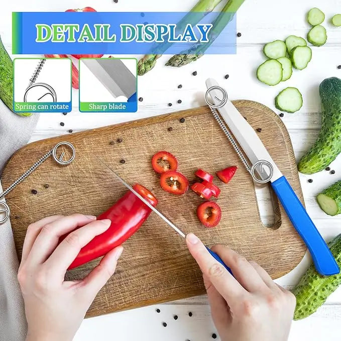 Multifunctional Vegetable Peeler with Adjustable Thickness