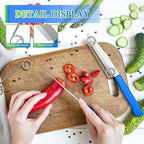 Multifunctional Vegetable Peeler with Adjustable Thickness
