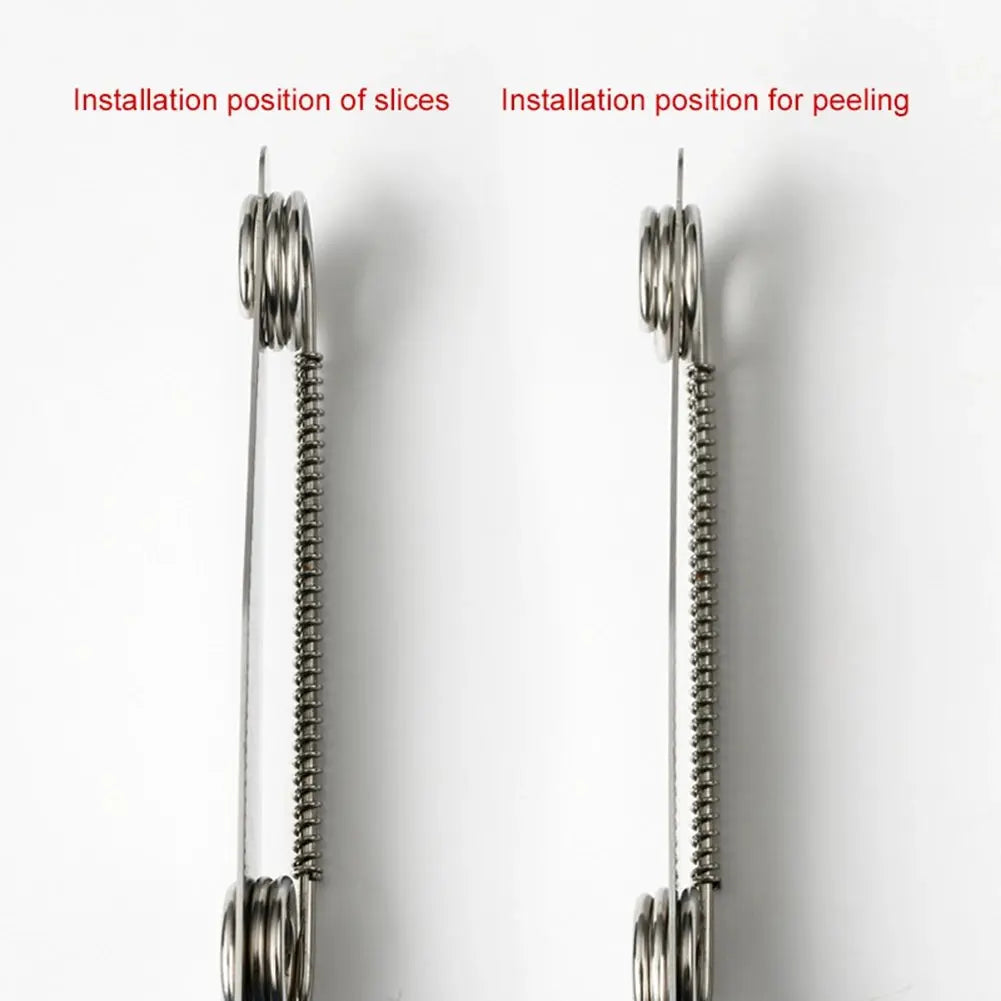 Multifunctional Vegetable Peeler with Adjustable Thickness