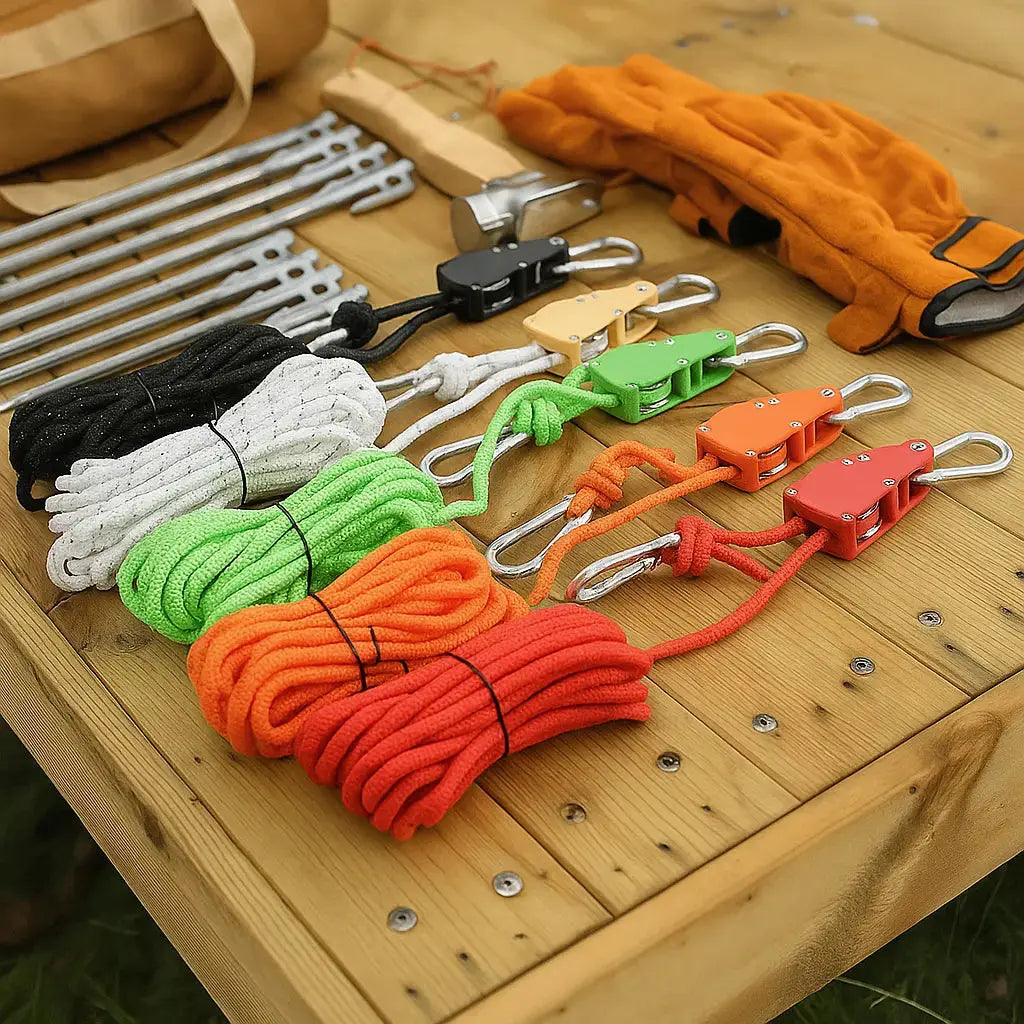 Outdoor storm line 4 m – Reflective & securely attachable