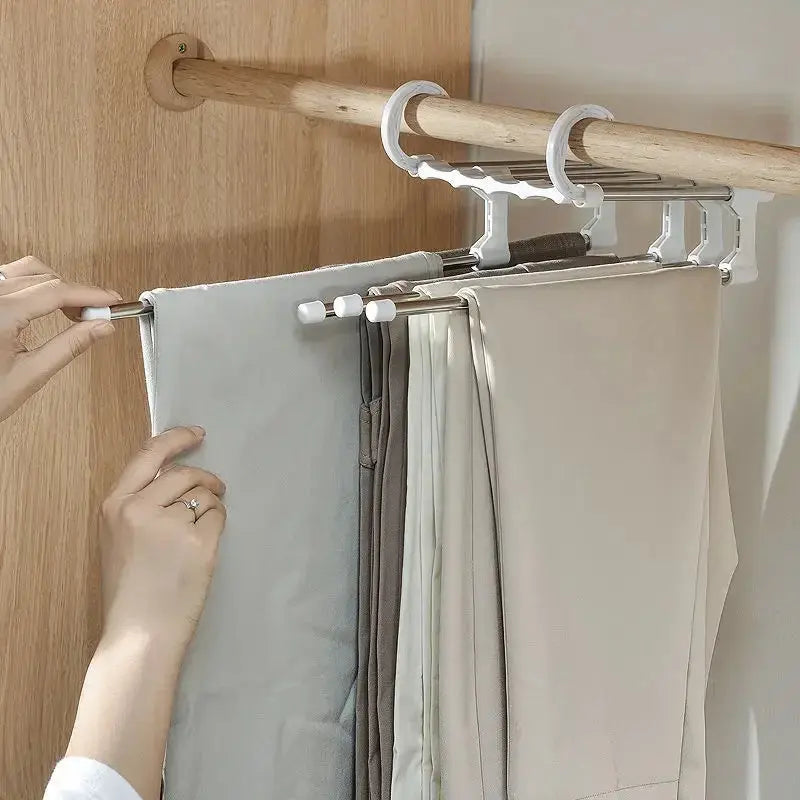 Space-saving pants organizer