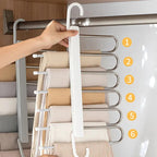 Space-saving pants organizer